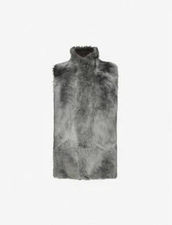 Whistles Reversible Slim-fit Shearling Gilet