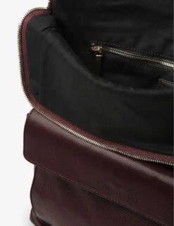 Whistles Verity Leather Backpack -The Fashion Shop 501 10019 028977 PURPLE ALT03