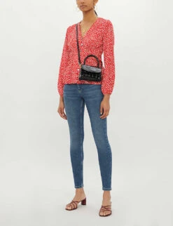 Whistles Faded Skinny Mid-rise Jeans 8 Whistles Faded Skinny Mid-rise Jeans -The Fashion Shop 501 10019 030021 BLUE ALT01