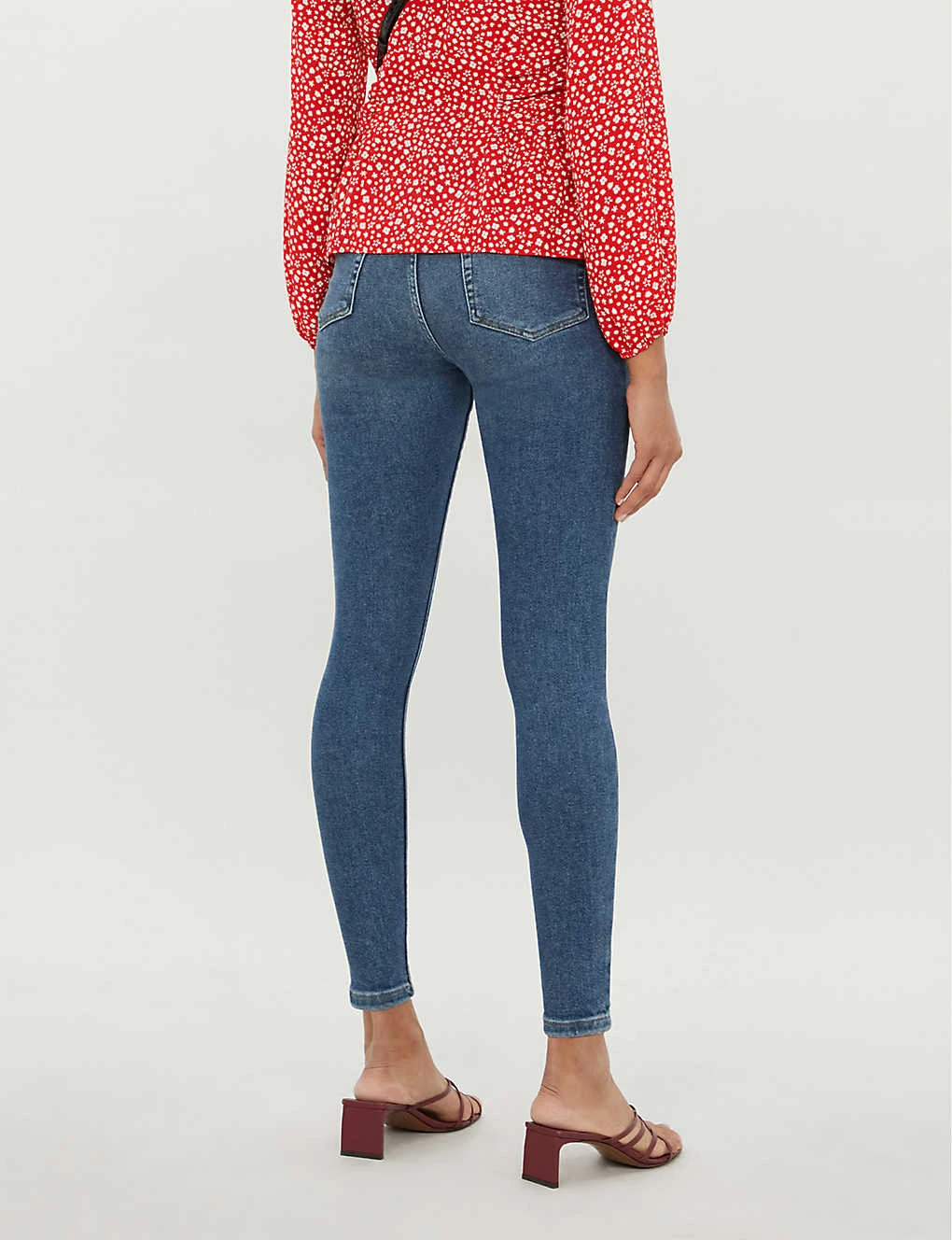 Whistles Faded Skinny Mid-rise Jeans 4 Whistles Faded Skinny Mid-rise Jeans - Image 4