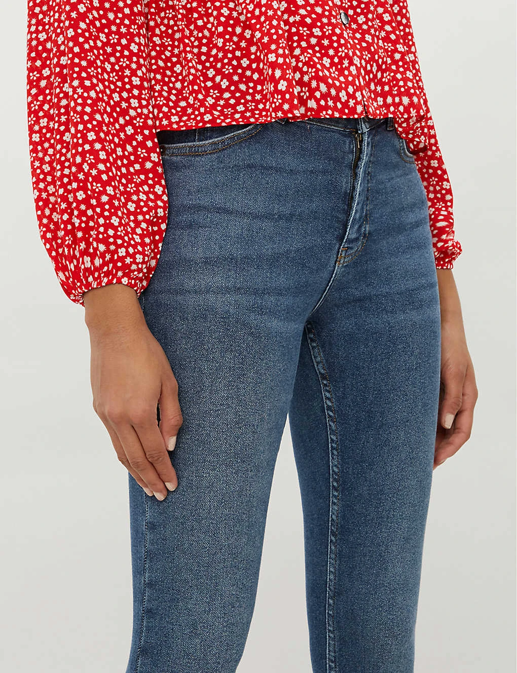 Whistles Faded Skinny Mid-rise Jeans 5 Whistles Faded Skinny Mid-rise Jeans - Image 5