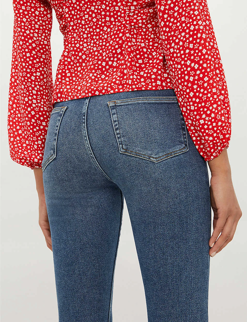 Whistles Faded Skinny Mid-rise Jeans 6 Whistles Faded Skinny Mid-rise Jeans - Image 6