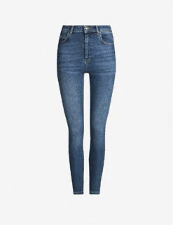 Whistles Faded Skinny Mid-rise Jeans