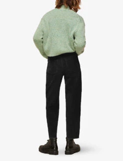 Whistles High-waist Corduroy Barrel Jeans 10 Whistles High-waist Corduroy Barrel Jeans -The Fashion Shop 501 10019 030249 BLACK ALT03