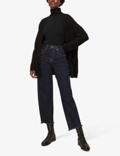Whistles Turtleneck Stretch-jersey Top 9 Whistles Turtleneck Stretch-jersey Top -The Fashion Shop 501 10019 030262 BLACK ALT01