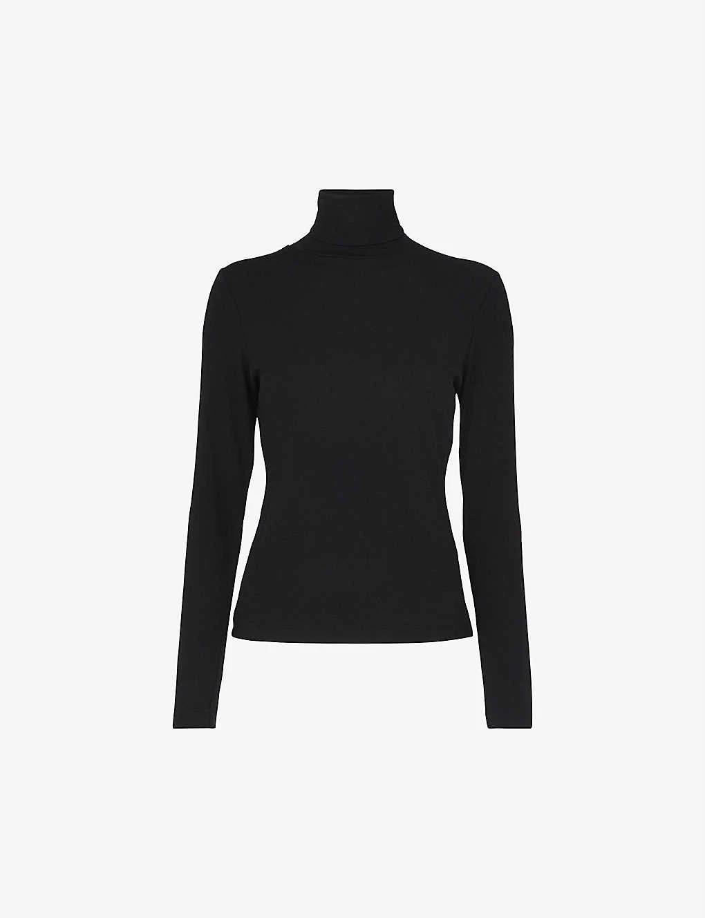 Whistles Turtleneck Stretch-jersey Top 2 Whistles Turtleneck Stretch-jersey Top - Image 2