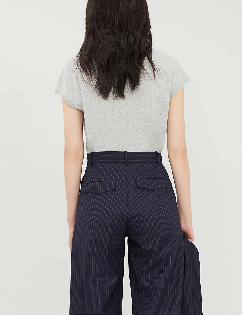 Whistles Cap-sleeved Jersey T-shirt 4 Whistles Cap-sleeved Jersey T-shirt - Image 4