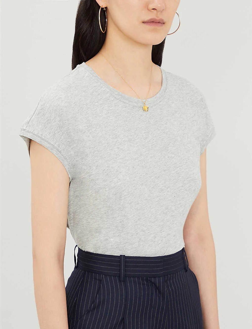 Whistles Cap-sleeved Jersey T-shirt 5 Whistles Cap-sleeved Jersey T-shirt - Image 5