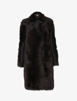 Whistles Sienna Relaxed-fit Sheepskin Coat