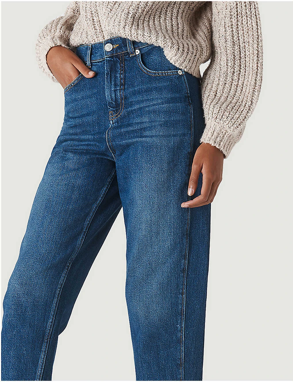 Whistles Barrel Straight-leg High-waist Jeans 4 Whistles Barrel Straight-leg High-waist Jeans - Image 4
