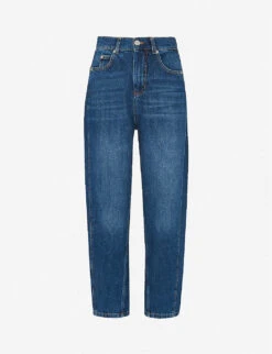 Whistles Barrel Straight-leg High-waist Jeans