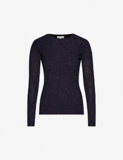 Whistles Annie Metallic Knitted Jumper