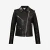 Whistles Agnes Zip-through Sheepskin-leather Biker Jacket