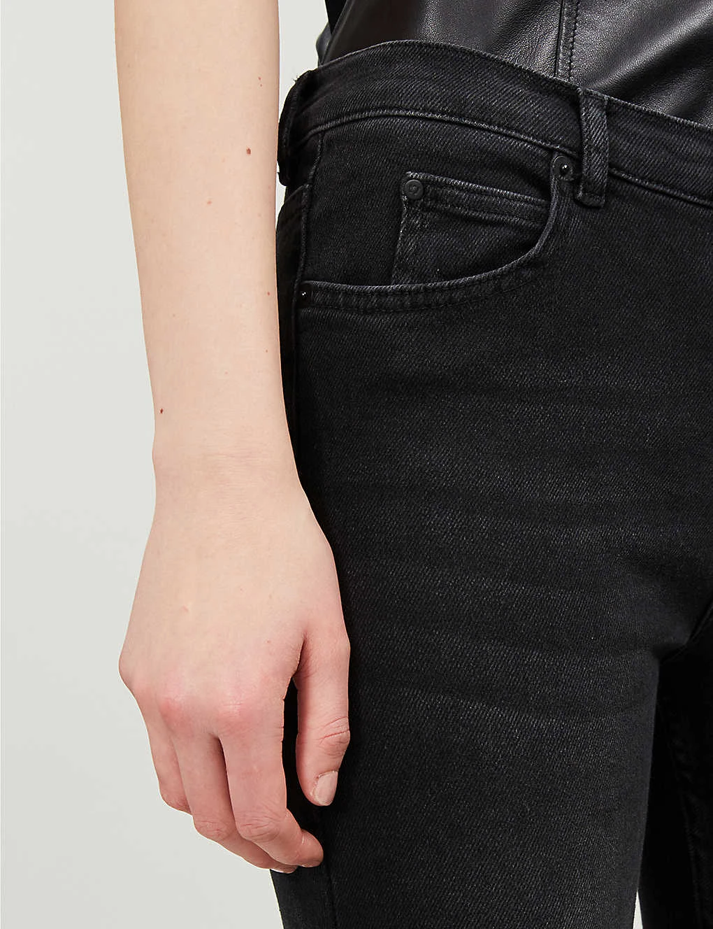 Whistles Sculpted High-rise Stretch-denim Jeans 6 Whistles Sculpted High-rise Stretch-denim Jeans - Image 6
