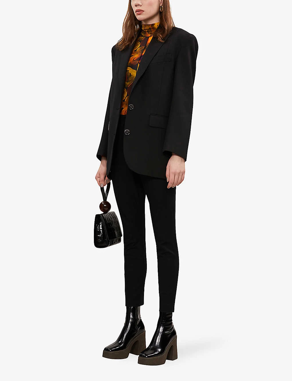 Whistles Tapered Mid-rise Stretch-twill Trousers 3 Whistles Tapered Mid-rise Stretch-twill Trousers - Image 3