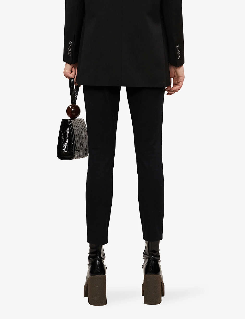 Whistles Tapered Mid-rise Stretch-twill Trousers 5 Whistles Tapered Mid-rise Stretch-twill Trousers - Image 5