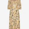 Whistles Leopard-print Silk-crepe Midi Dress
