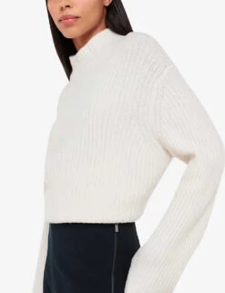 Whistles Super Stretch Stretch-cotton Skinny Trousers -The Fashion Shop R00089574 NAVY ALT03