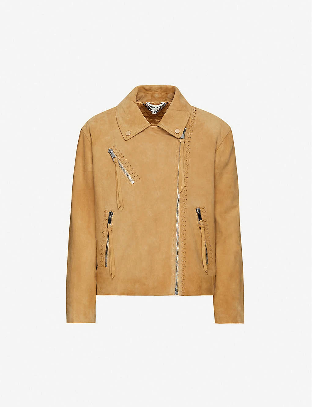 Whistles Tessa Suede Biker Jacket 1 Whistles Tessa Suede Biker Jacket