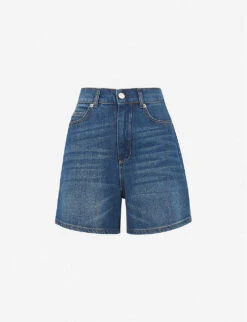 Whistles High-rise Denim Shorts