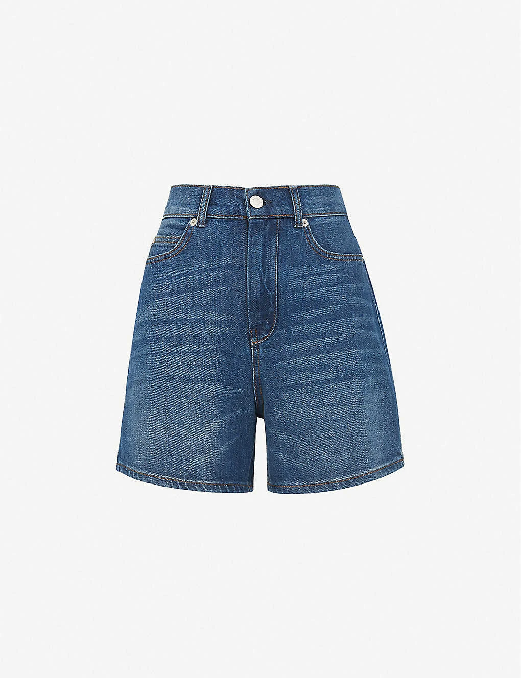 Whistles High-rise Denim Shorts 1 Whistles High-rise Denim Shorts