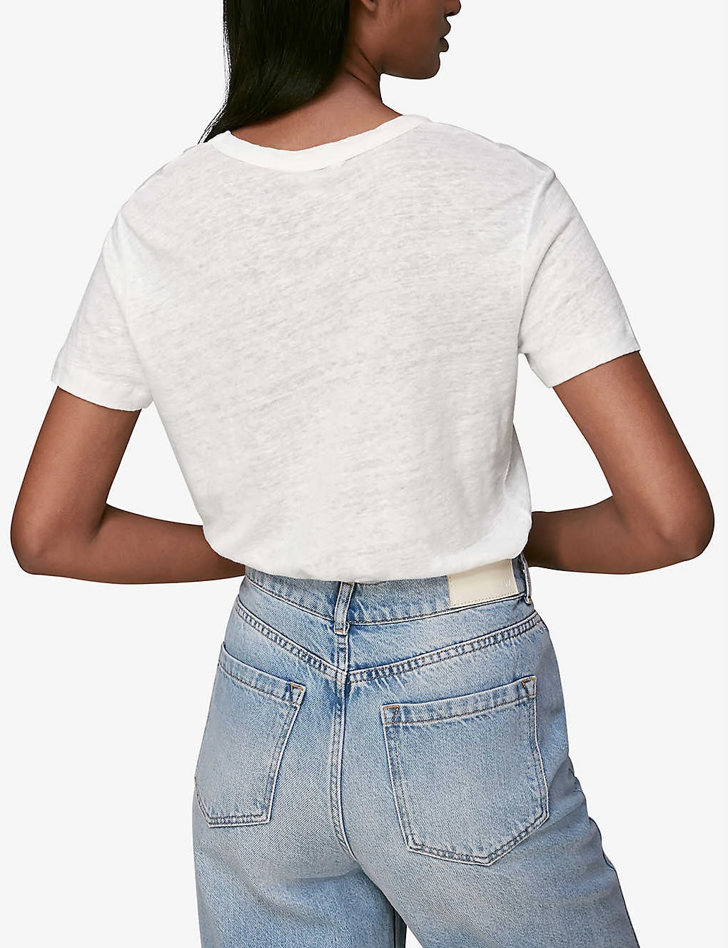 Whistles Ultimate Linen T-shirt 3 Whistles Ultimate Linen T-shirt - Image 3