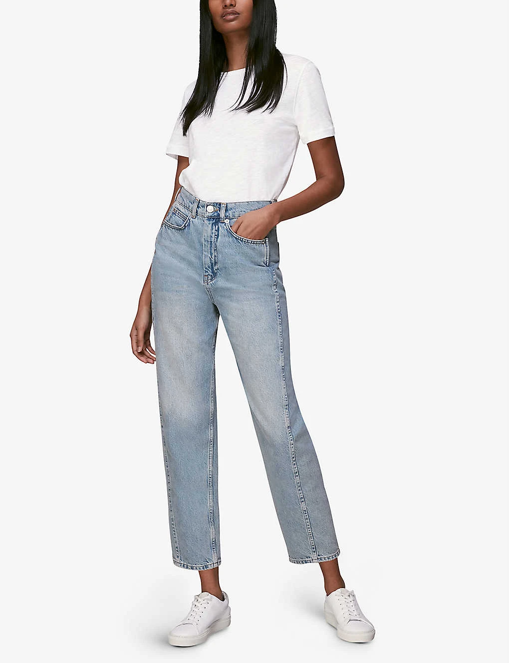 Whistles Emily Ultimate Relaxed-fit Cotton T-shirt 2 Whistles Emily Ultimate Relaxed-fit Cotton T-shirt - Image 2