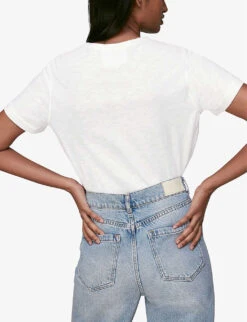 Whistles Emily Ultimate Relaxed-fit Cotton T-shirt 6 Whistles Emily Ultimate Relaxed-fit Cotton T-shirt -The Fashion Shop R03642513 WHITE ALT02