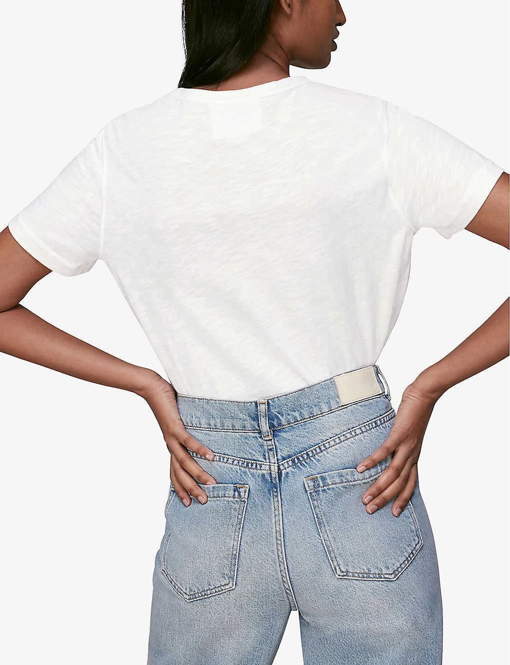 Whistles Emily Ultimate Relaxed-fit Cotton T-shirt 3 Whistles Emily Ultimate Relaxed-fit Cotton T-shirt - Image 3