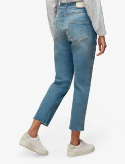 Whistles Slim-fit Faded Stretch-denim Jeans 5 Whistles Slim-fit Faded Stretch-denim Jeans -The Fashion Shop R03661399 DENIM ALT02
