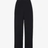 Whistles High-rise Cropped Crepe Trousers