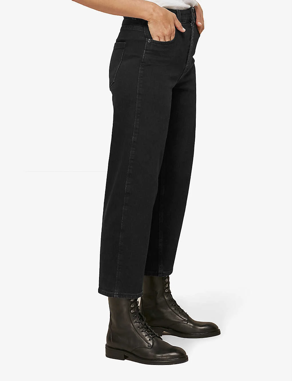 Whistles Barrel High-rise Straight-leg Jeans 4 Whistles Barrel High-rise Straight-leg Jeans - Image 4