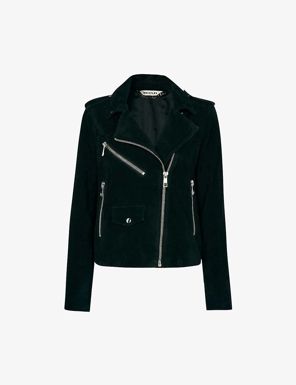 Whistles Agnes Suede Biker Jacket 1 Whistles Agnes Suede Biker Jacket