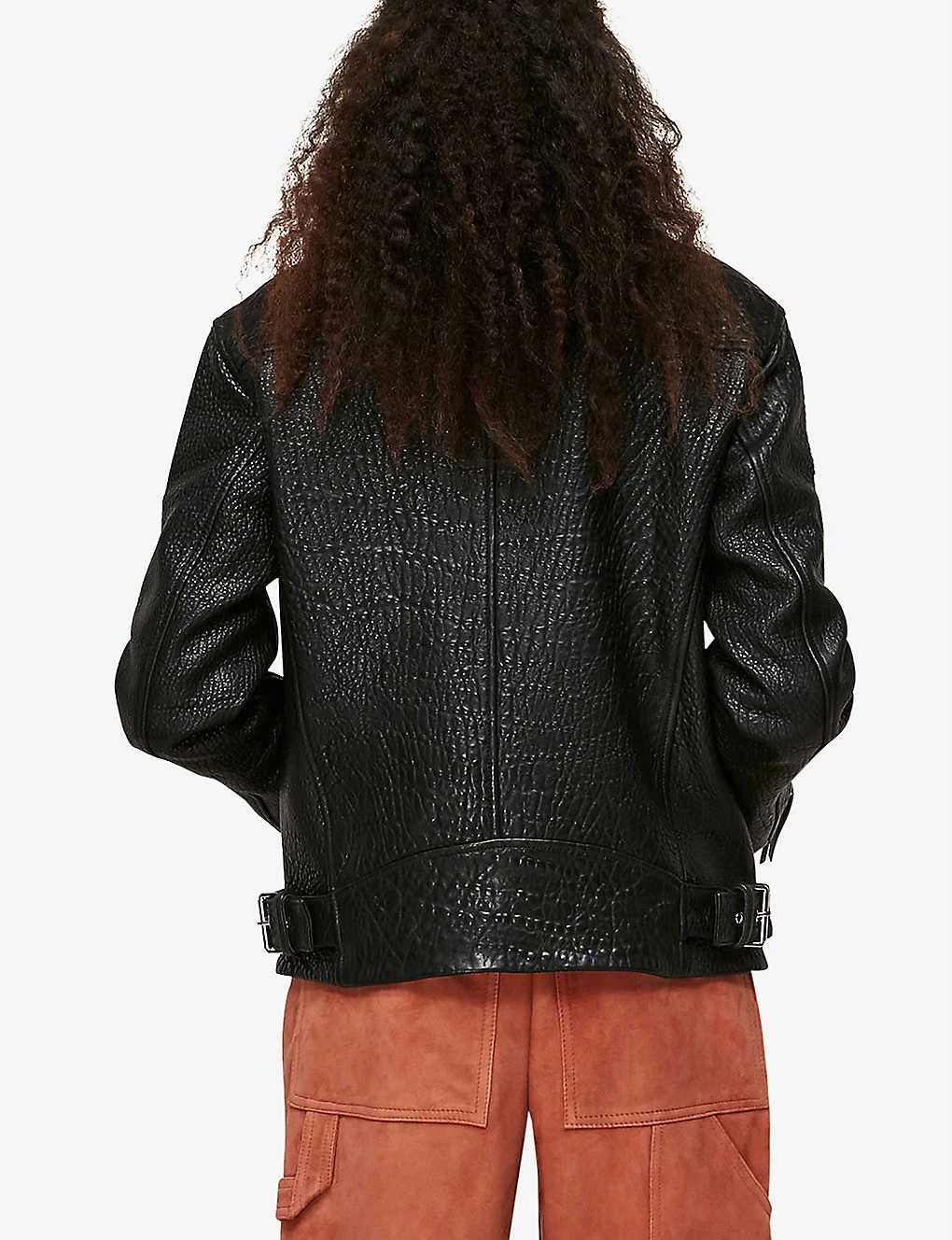 Whistles Lily Leather Biker Jacket 3 Whistles Lily Leather Biker Jacket - Image 3