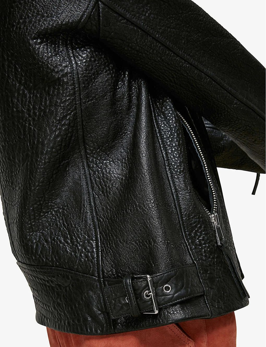 Whistles Lily Leather Biker Jacket 4 Whistles Lily Leather Biker Jacket - Image 4