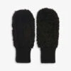 Whistles Borg-panel Knitted Mittens
