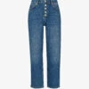 Whistles Hollie Button-front Straight High-rise Jeans
