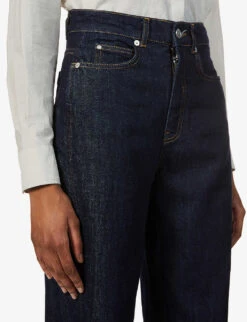 Whistles Authentic High-rise Straight-leg Jeans 11 Whistles Authentic High-rise Straight-leg Jeans -The Fashion Shop R03710267 NAVY ALT03