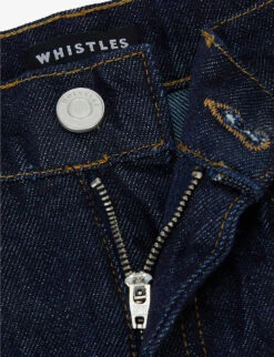 Whistles Authentic High-rise Straight-leg Jeans 13 Whistles Authentic High-rise Straight-leg Jeans -The Fashion Shop R03710267 NAVY ALT06