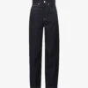 Whistles Authentic High-rise Straight-leg Jeans