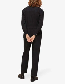 Whistles Ultimate Utility Cotton-blend Jumpsuit 7 Whistles Ultimate Utility Cotton-blend Jumpsuit -The Fashion Shop R03711769 BLACK ALT02