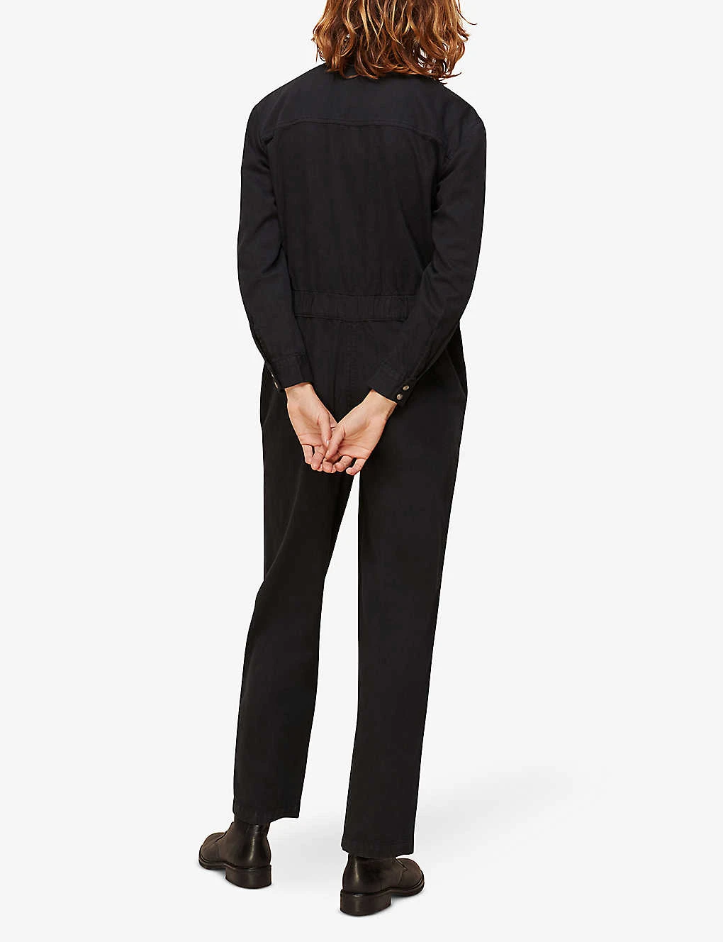 Whistles Ultimate Utility Cotton-blend Jumpsuit 3 Whistles Ultimate Utility Cotton-blend Jumpsuit - Image 3