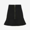 Whistles Peplum High-waist Stretch-woven Mini Skirt