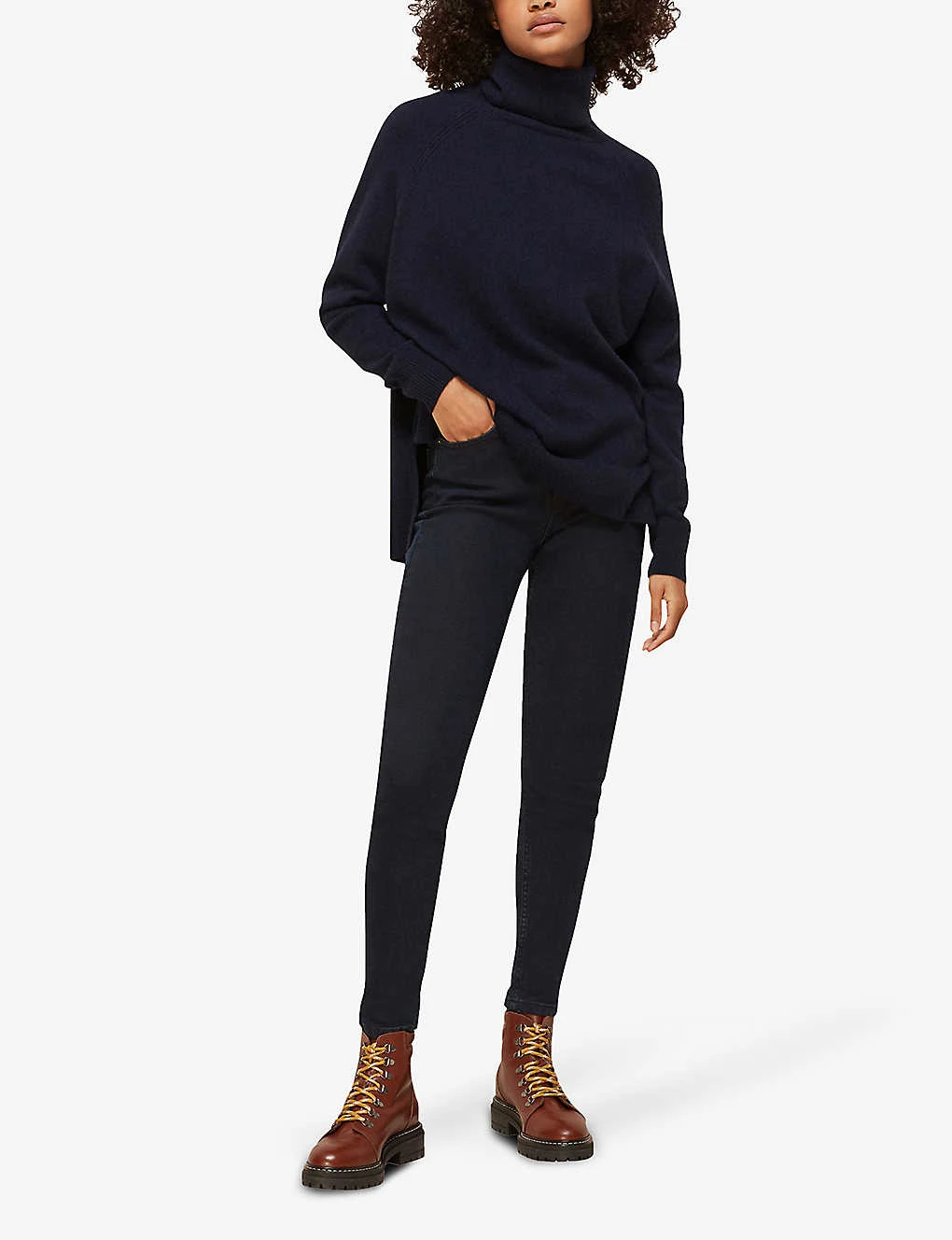 Whistles Sculptured Skinny Mid-rise Stretch-denim Jeans 2 Whistles Sculptured Skinny Mid-rise Stretch-denim Jeans - Image 2