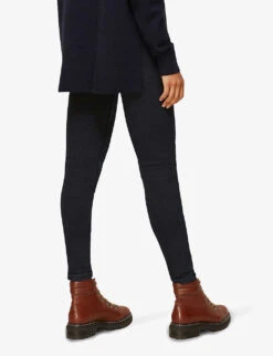 Whistles Sculptured Skinny Mid-rise Stretch-denim Jeans 5 Whistles Sculptured Skinny Mid-rise Stretch-denim Jeans -The Fashion Shop R03711774 NAVY ALT02