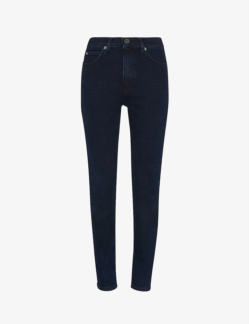 Whistles Sculptured Skinny Mid-rise Stretch-denim Jeans 1 Whistles Sculptured Skinny Mid-rise Stretch-denim Jeans