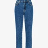 Whistles Authentic Slim-leg High-rise Cropped Organic-denim Jeans