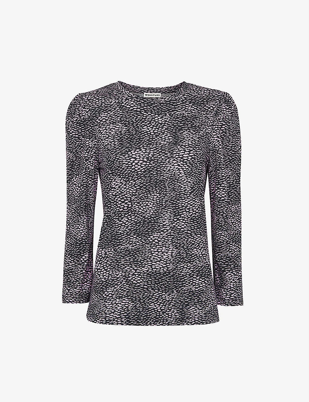 Whistles Puff-sleeved Cotton-blend Top 1 Whistles Puff-sleeved Cotton-blend Top