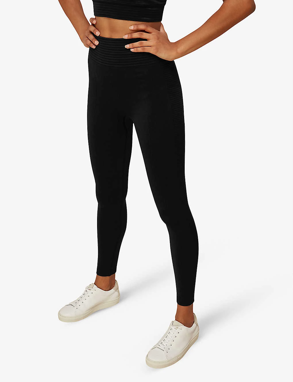 Whistles Studio High-rise Stretch-jersey Leggings 4 Whistles Studio High-rise Stretch-jersey Leggings - Image 4