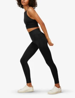 Whistles Studio High-rise Stretch-jersey Leggings 9 Whistles Studio High-rise Stretch-jersey Leggings -The Fashion Shop R03731524 BLACK ALT04